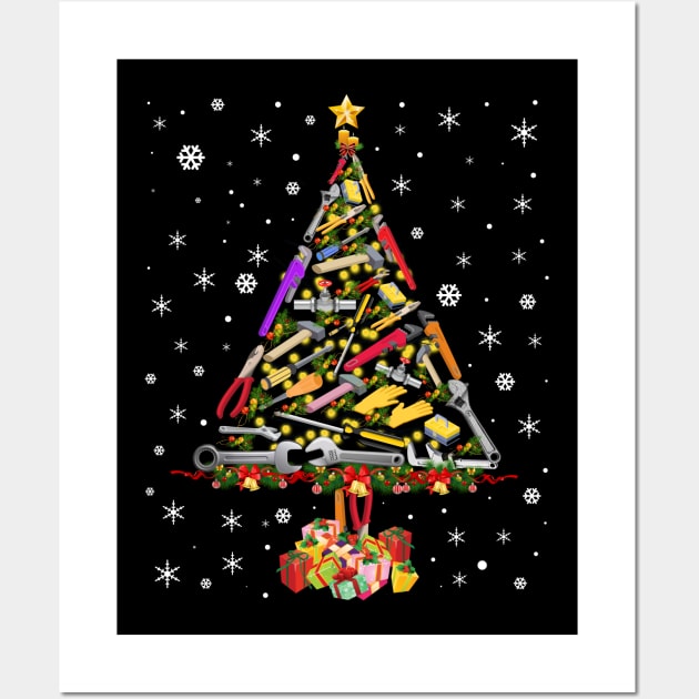 Plumber Funny Christmas Tree Shirt Ornament Decor Gift Wall Art by Antoniusvermeu